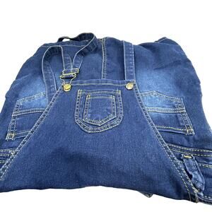 Diva Overall Skirt size medium teens Denimwear Denim blue bib overall